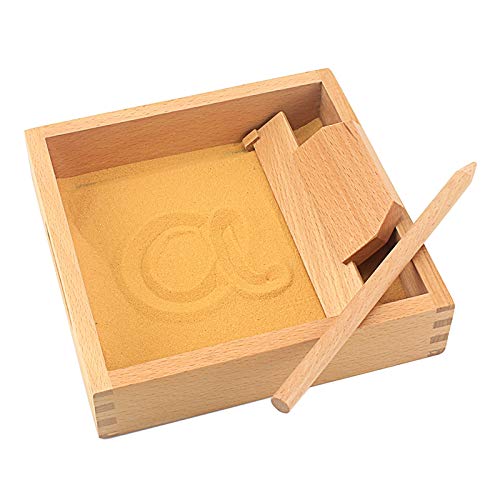 Kindergarten Teaching Toys Wood Sand Trays Develop Intelligence Kids Education Toys Alphabet And Number Learning Writing Toy