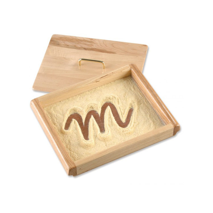 Free Sample Language Learning Preschool Wooden Educational Toy Sand Trays