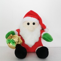 Christmas Plush Set - Holiday Snowman and Santa Stuffed Animals Soft Plush Christmas Toy