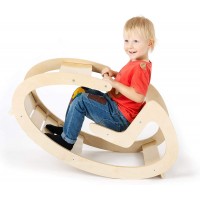 Children's  Wooden Balancing toys  Rocking Chair Montessori Early Childhood Toys Baby Wooden Balancing Toys