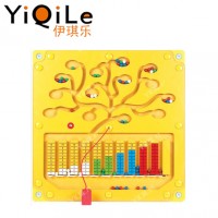 High quality children metope game colorful fruit tree educational toys for kids