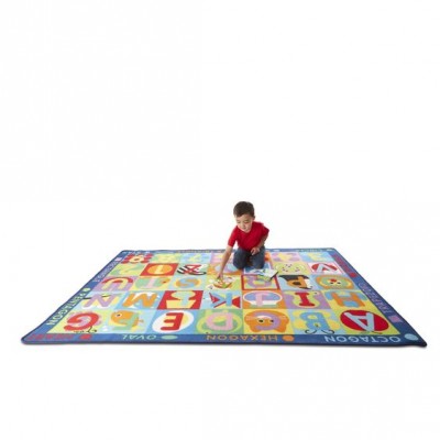 High quality kids play carpet educational  game carpet play mat material