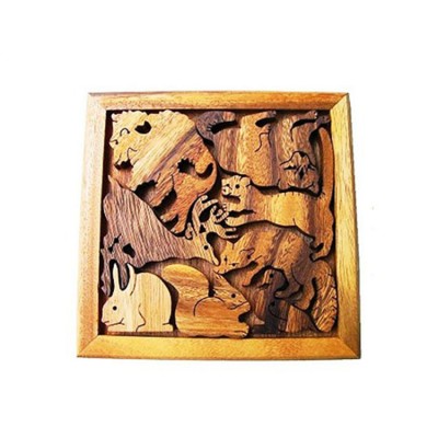 Best wholesale children mother garden 3d puzzle games in wood